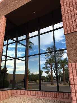 Commercial businesses need clean windows